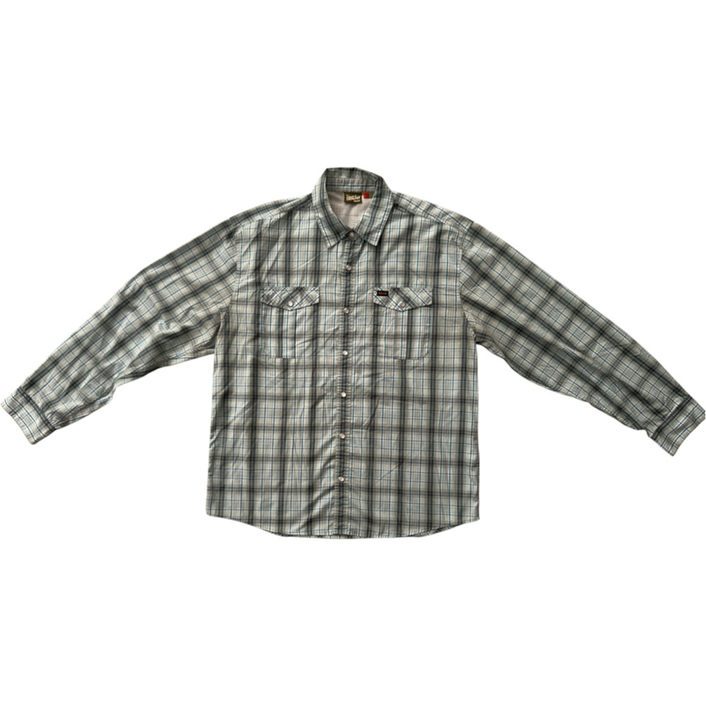 Howler Brothers Pearl Snap Long Sleeve Shirt Lightweight Vented Mens Size Large - Picture 2 of 9